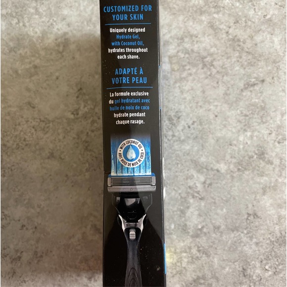 Schick Hydro5 Sense Hydrate Men’s Adjustable Disposable Razor - Picture 3 of 4